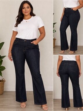 L.L. Bean Dark Indigo Boot Cut Jeans